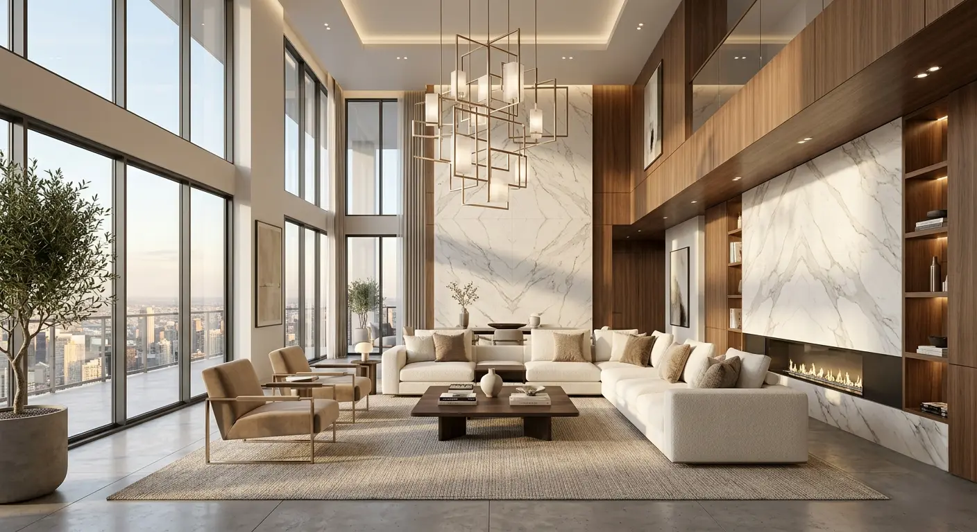 Ultra luxury living room Bangalore